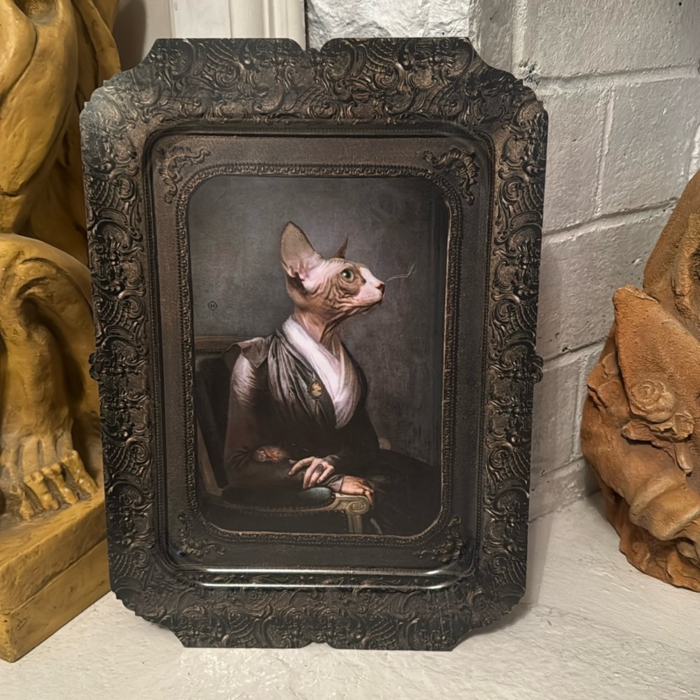 Ibride Visconti Family Cat Portrait Tray